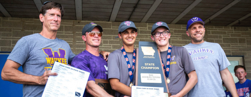 Waukee Duo Claims Schools First State Doubles Title