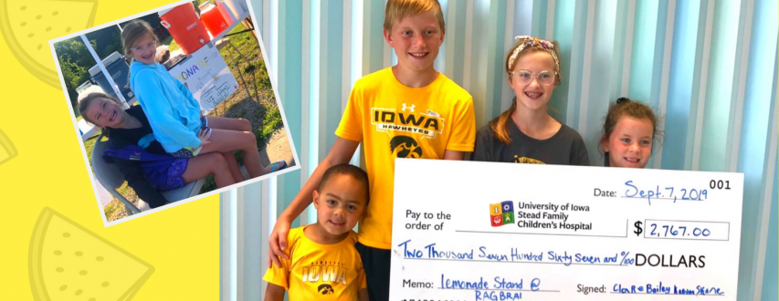 Elementary Friends use Lemonade Stand to Raise Funds