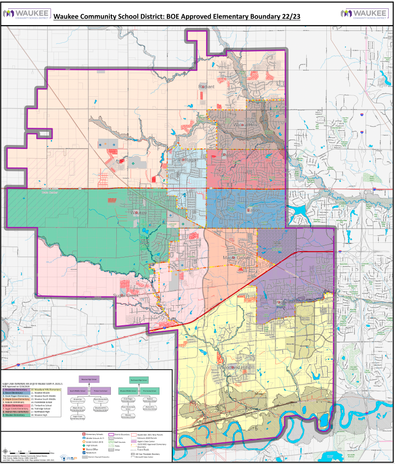 Boundary Map & Feeder System - Waukee Community School District