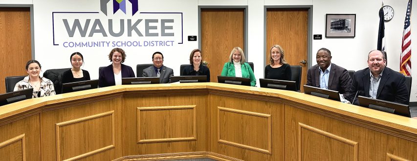 Current Members of the Waukee CSD School Board