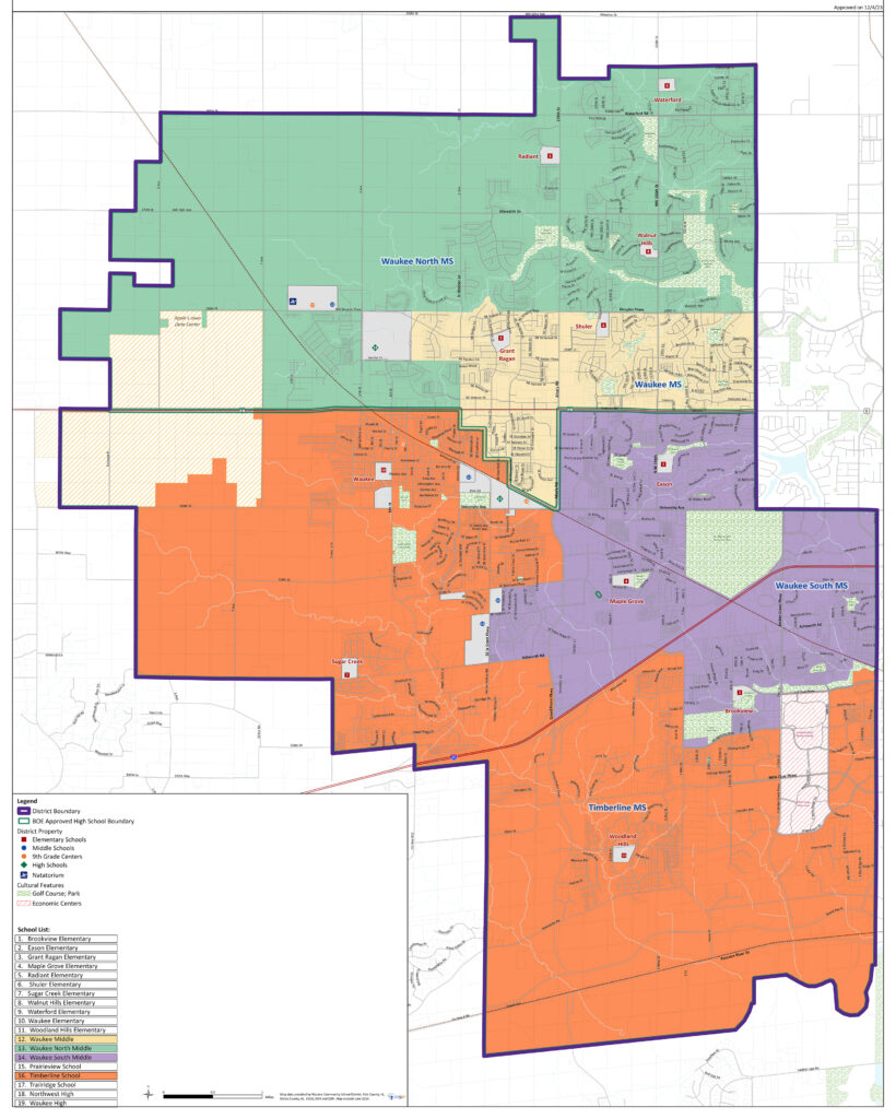 Secondary Boundary Map