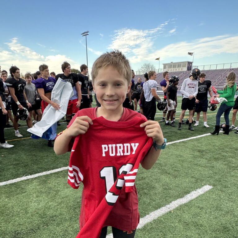 Waukee CSD 4th Grader Gets Wish Granted to see Brock Purdy