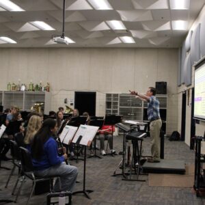 9th grade band class.