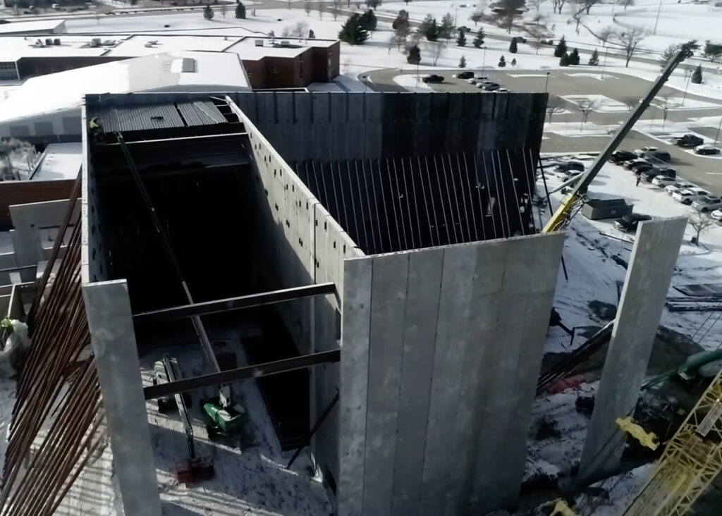 WHS Auditorium construction