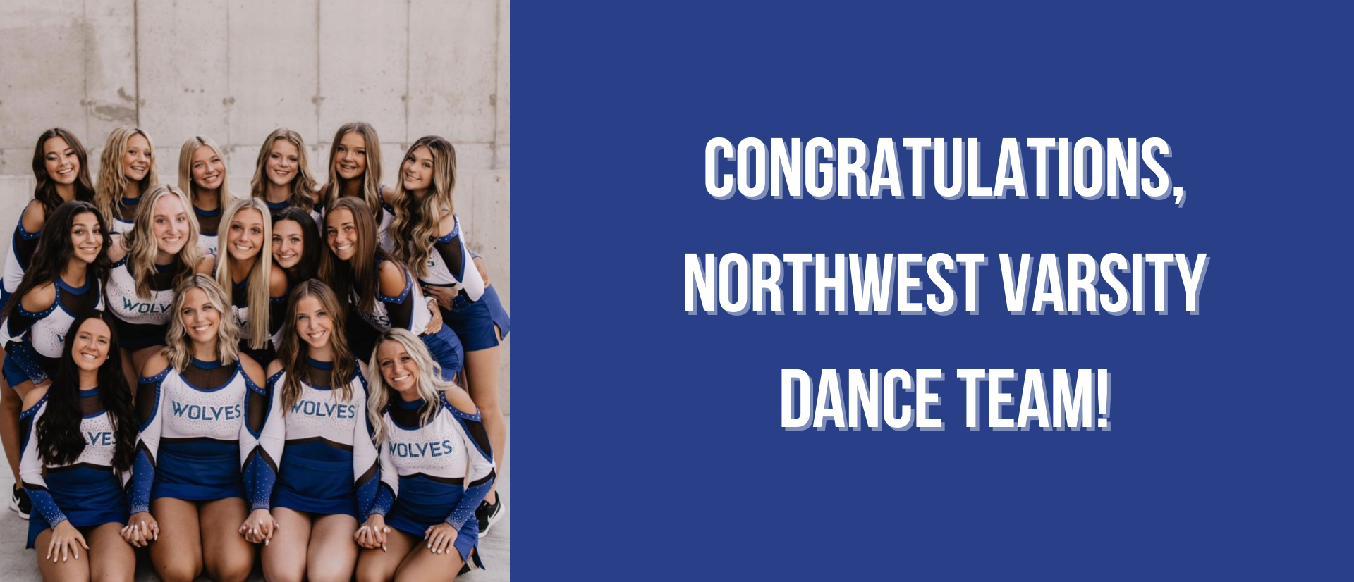 Congratulations, Northwest Varsity Dance Team!