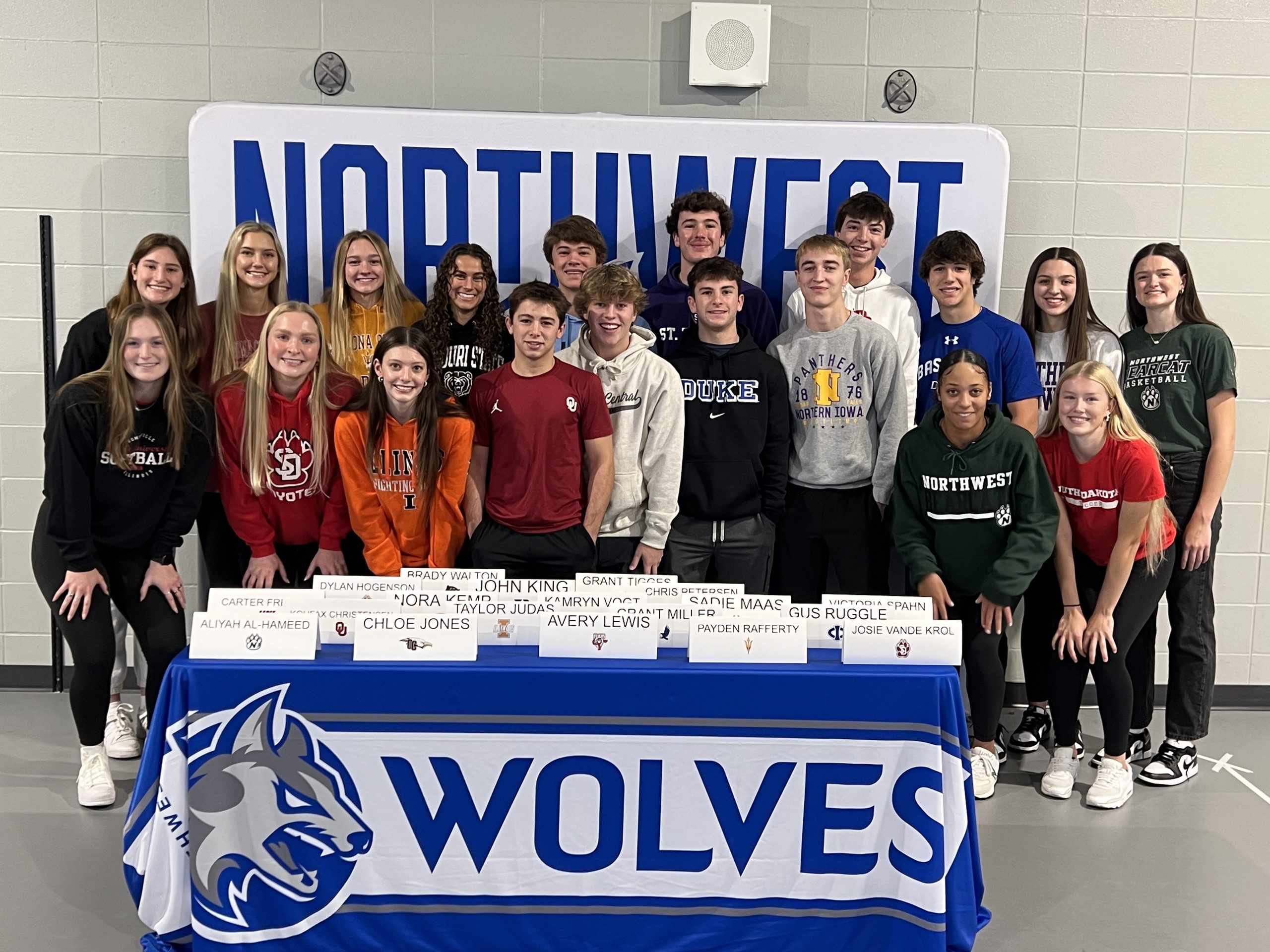 Early Signing 2023 2024 At Northwest High School Wolves Activities   SigningDay11.8.2023 Scaled 