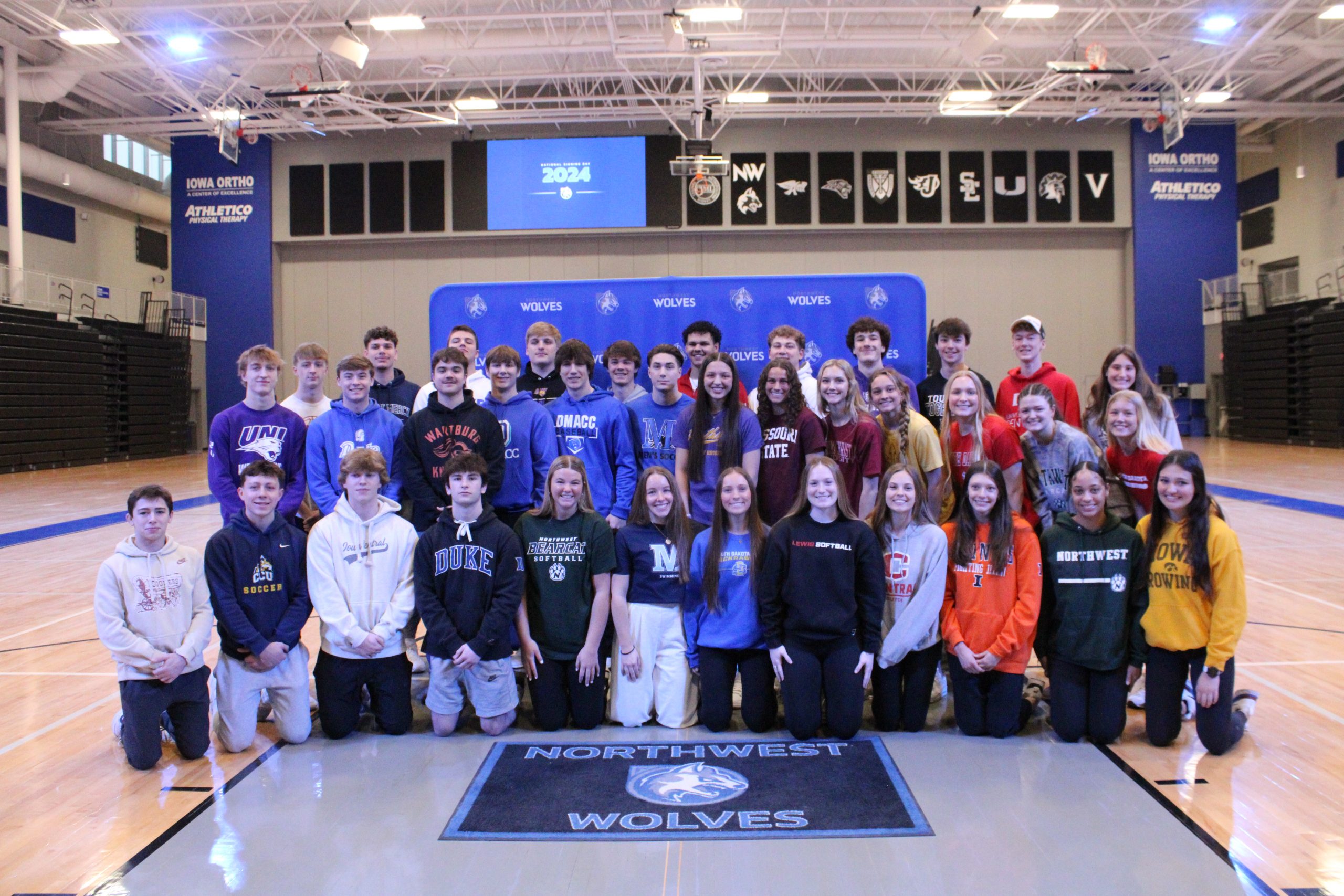 Northwest Recognizes Athletes on National Signing Day 2024 Wolves Activities